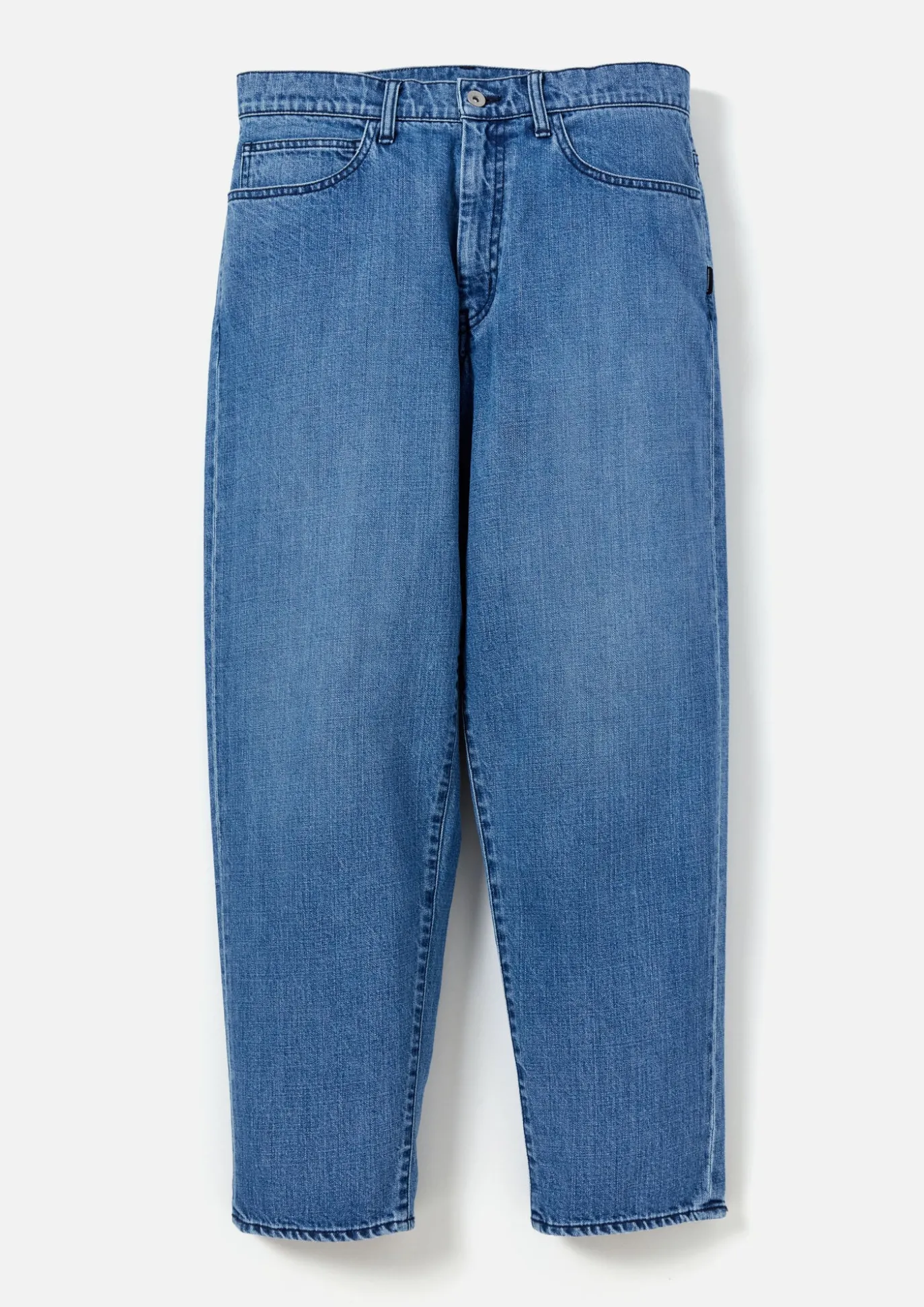 Baggysilhouette Denim Pants