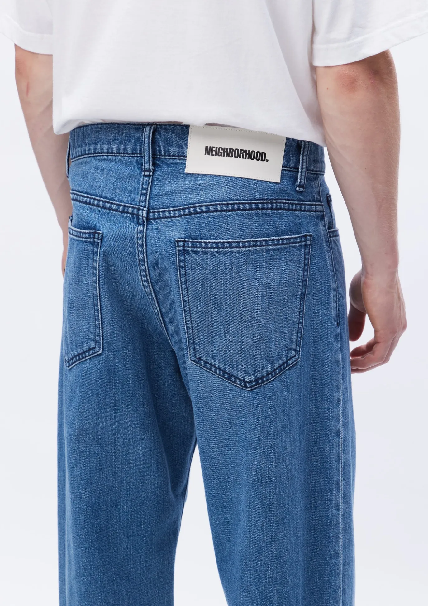Baggysilhouette Denim Pants