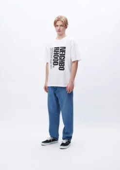 Baggysilhouette Denim Pants