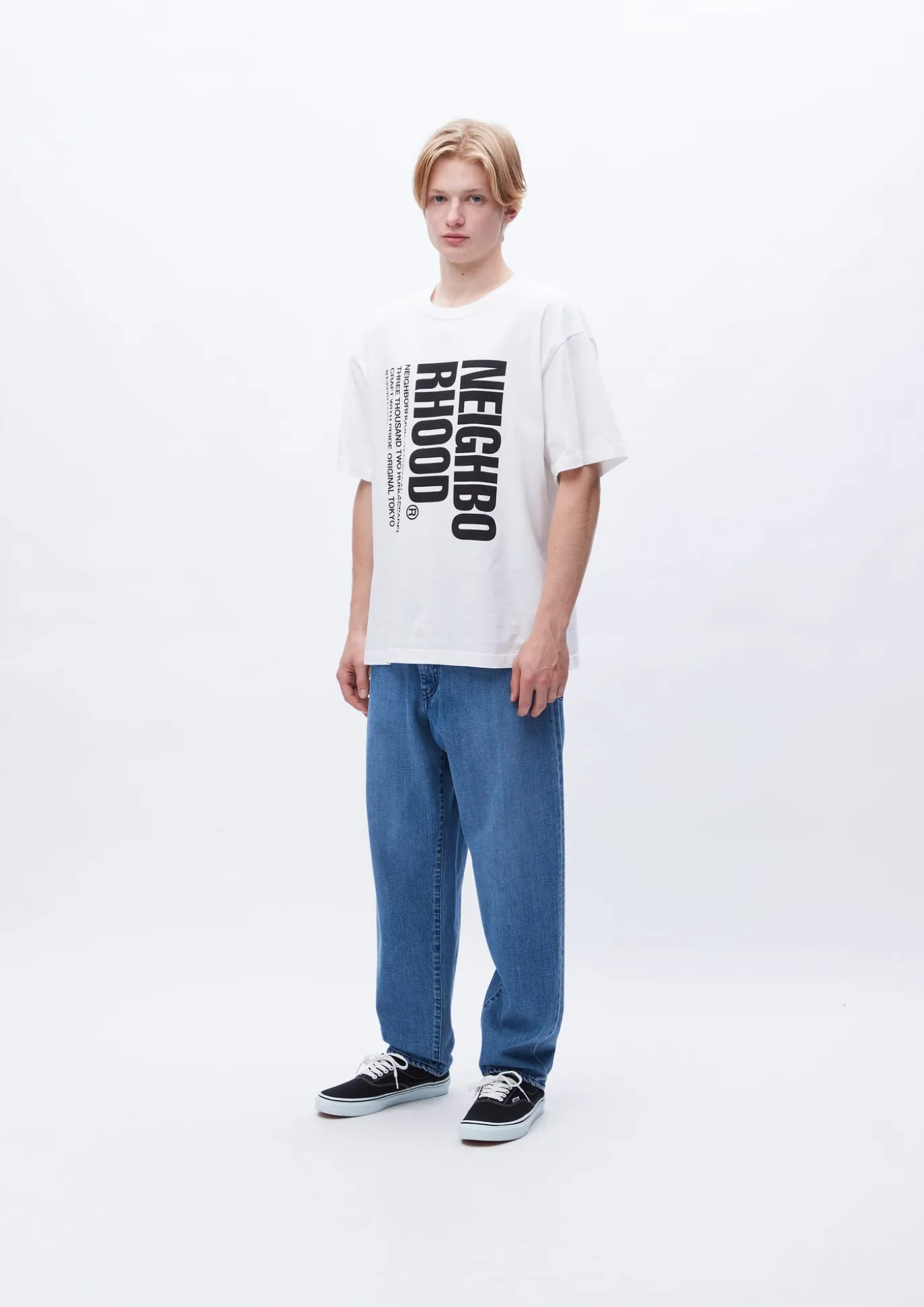 Baggysilhouette Denim Pants