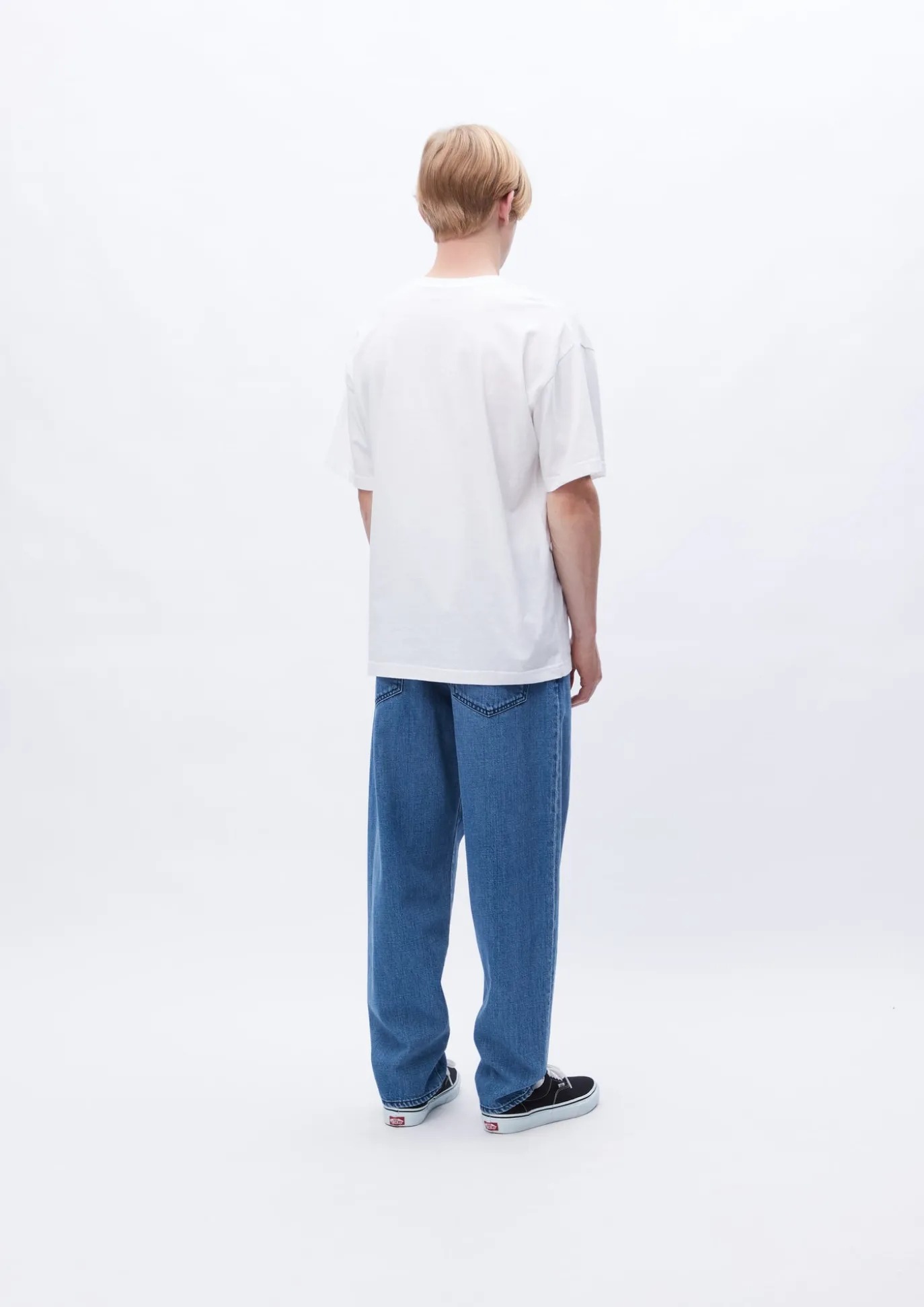 Baggysilhouette Denim Pants