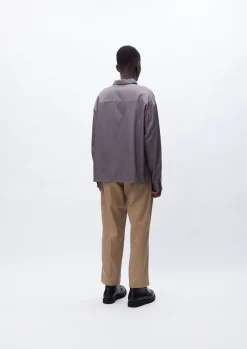 Bicolor Rayon Shirt Ls