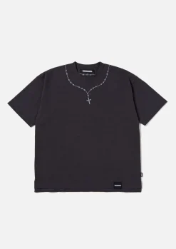 Cross Embroidery Crewneck Ss