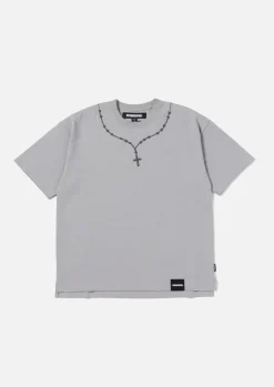 Cross Embroidery Crewneck Ss