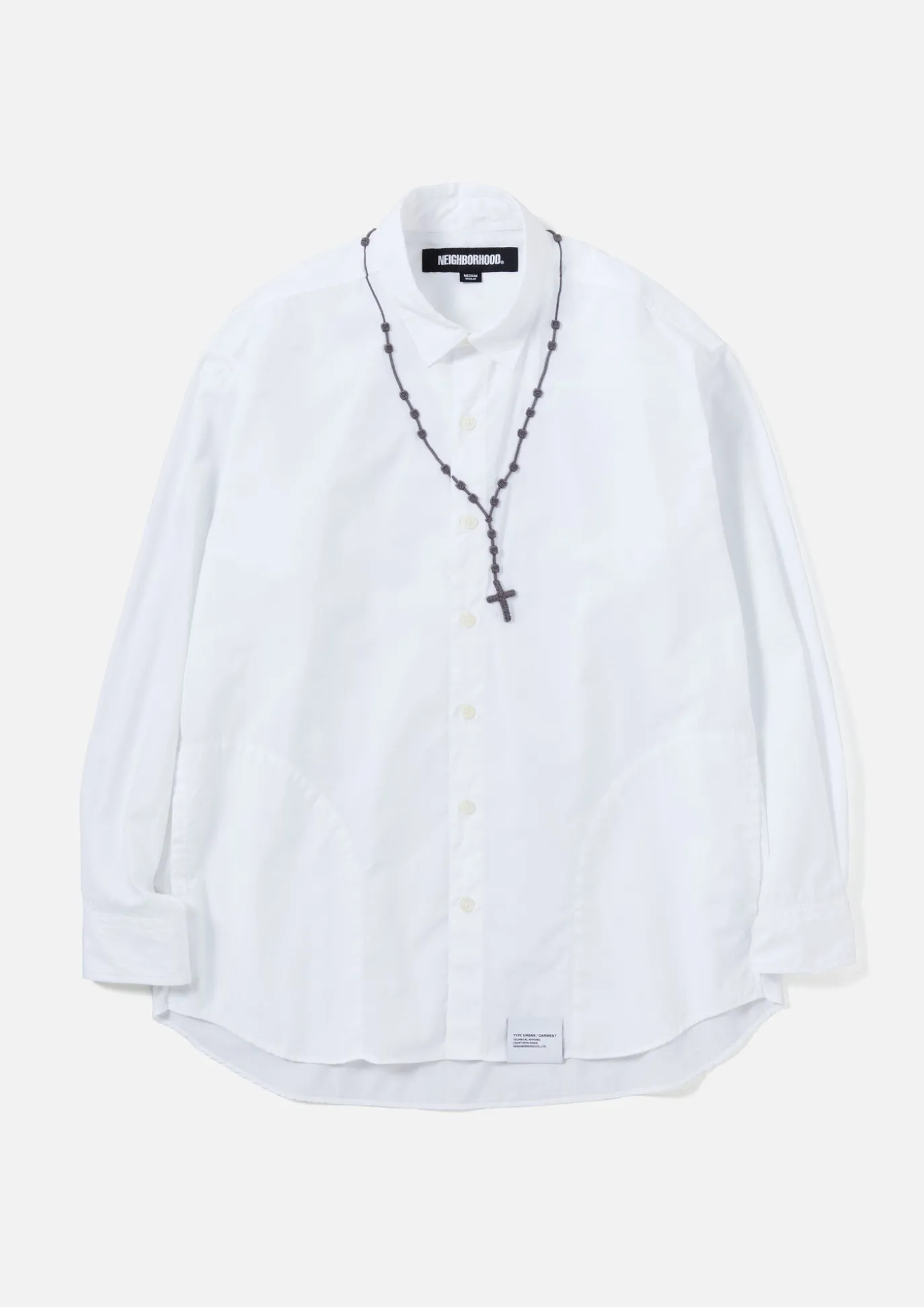 Cross Embroidery Shirt Ls
