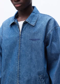 Denim Zip Work Jacket