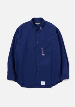 Drip Embroidery Shirt Ls