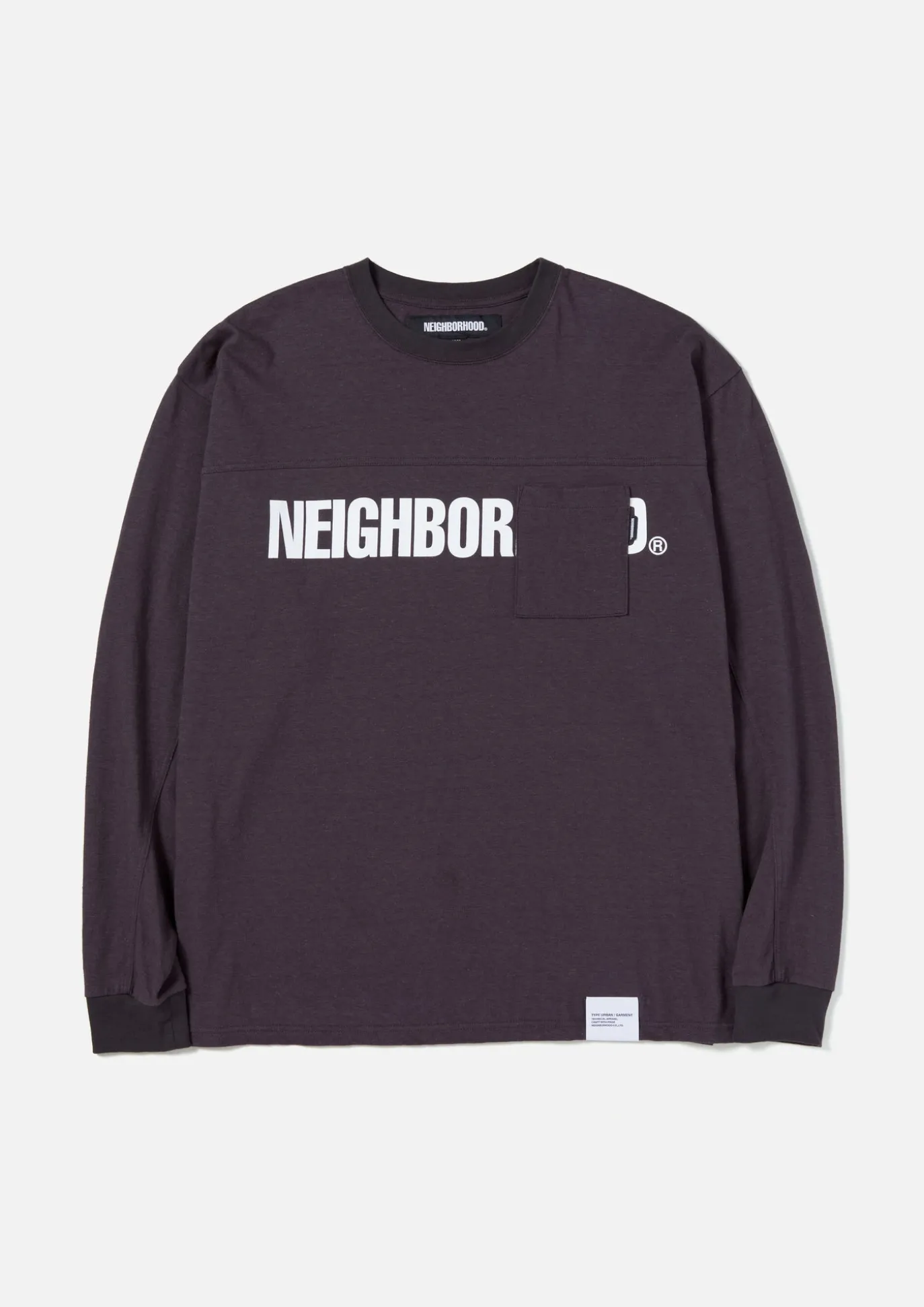 Logo Print Crewneck Ls
