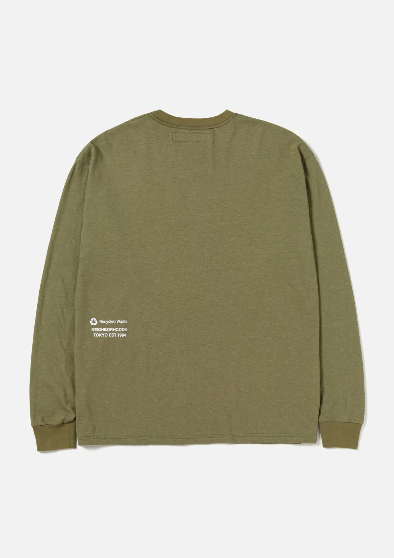 Logo Print Crewneck Ls