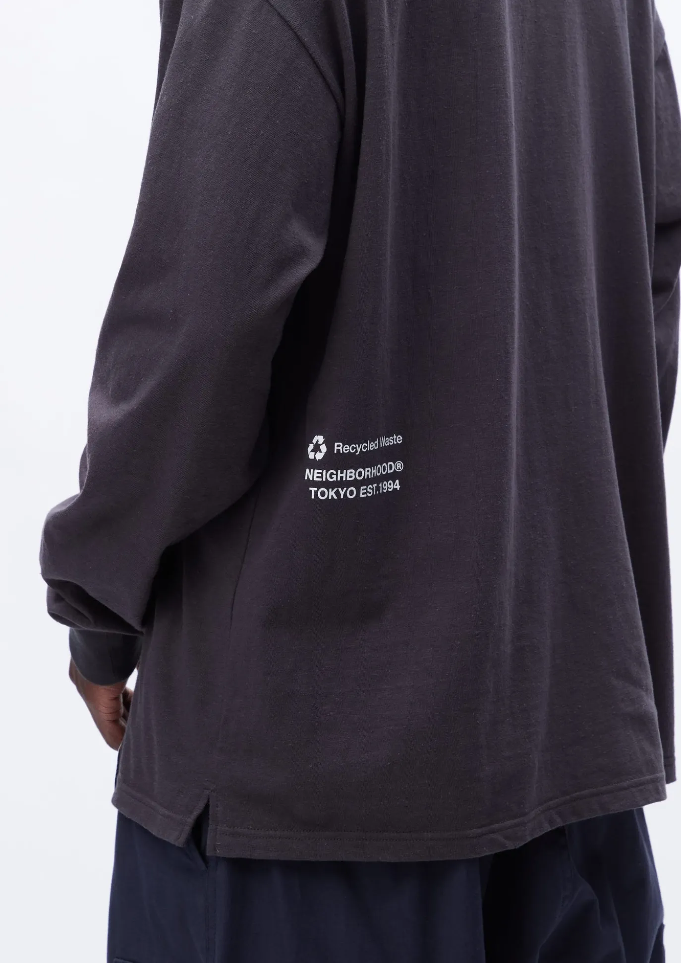 Logo Print Crewneck Ls