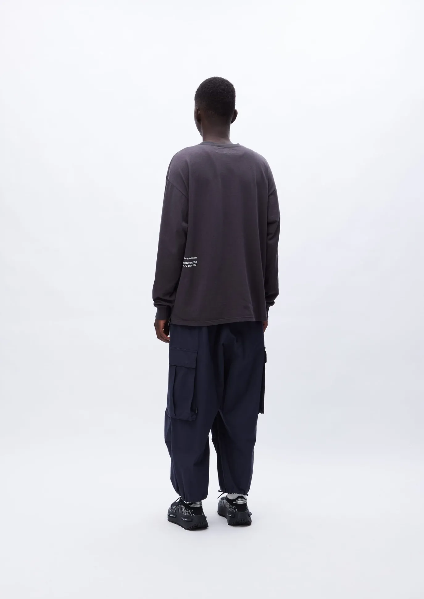 Logo Print Crewneck Ls