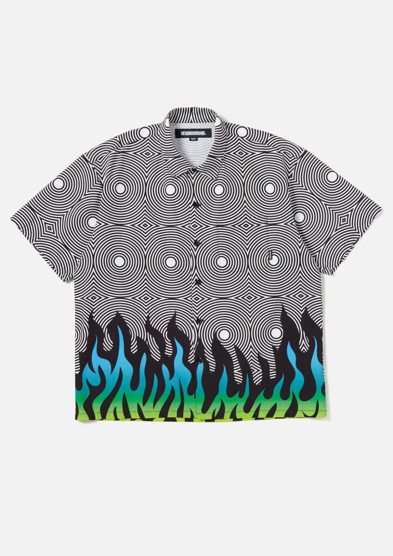 Nh X Dsc . Flamepattern Shirt Ss