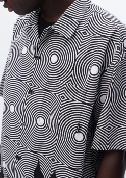 Nh X Dsc . Flamepattern Shirt Ss