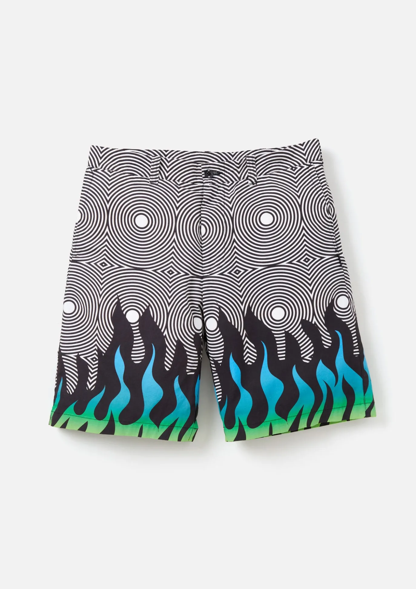 Nh X Dsc . Flamepattern Short Pants