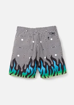 Nh X Dsc . Flamepattern Short Pants