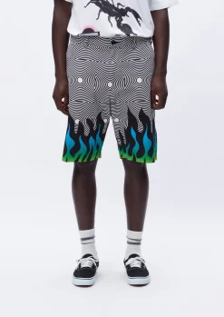 Nh X Dsc . Flamepattern Short Pants
