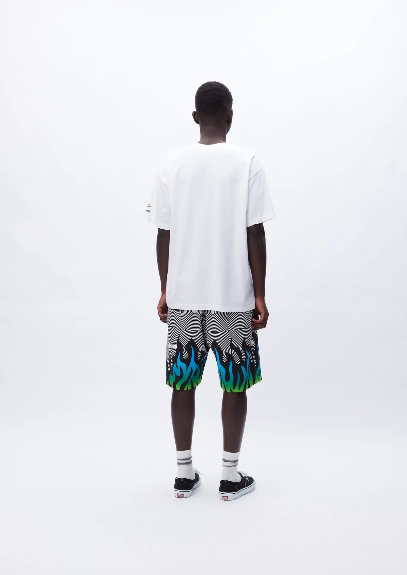 Nh X Dsc . Flamepattern Short Pants