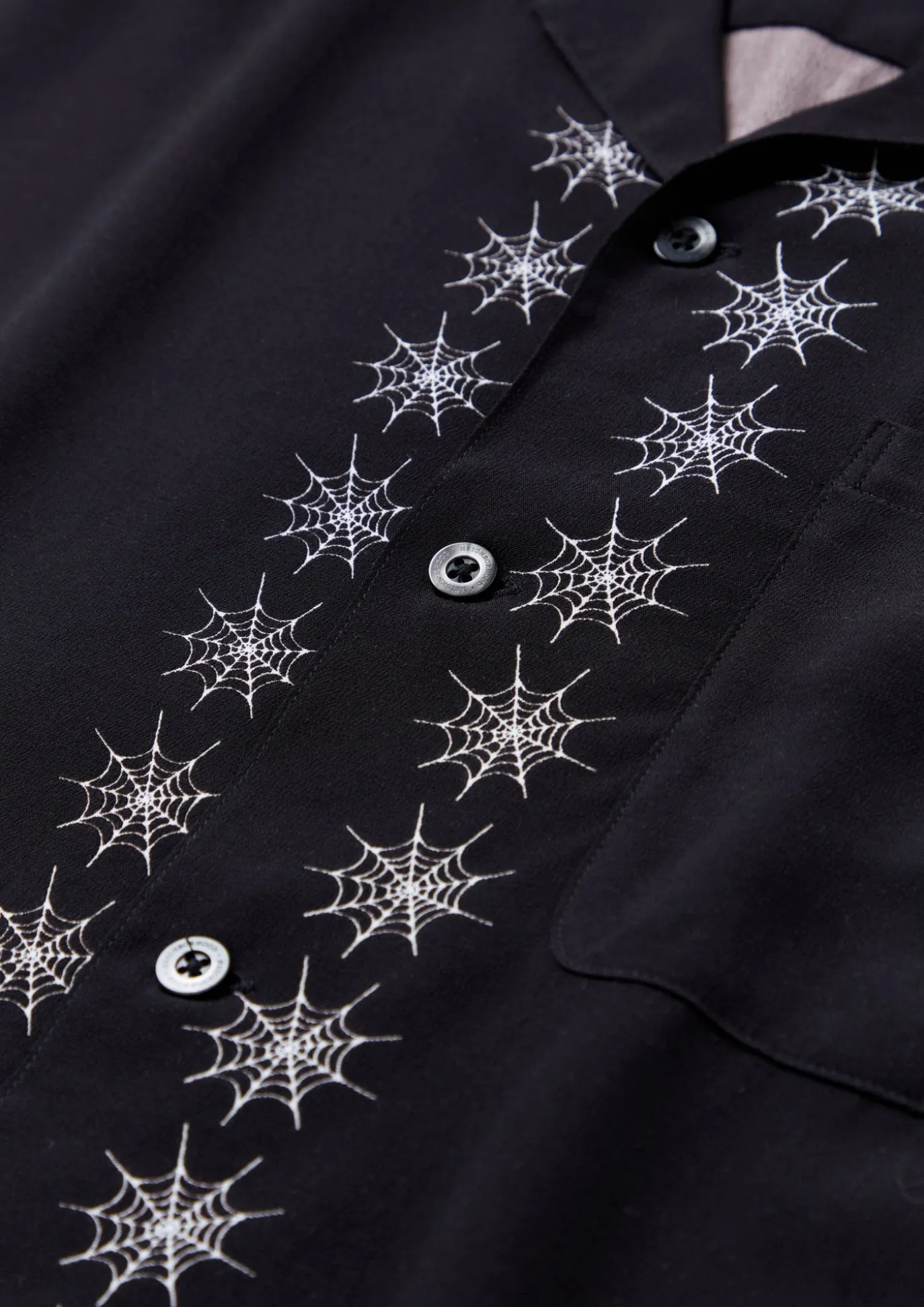 Nh X Great Frog Spiderweb Hawaiian Shirt Ss