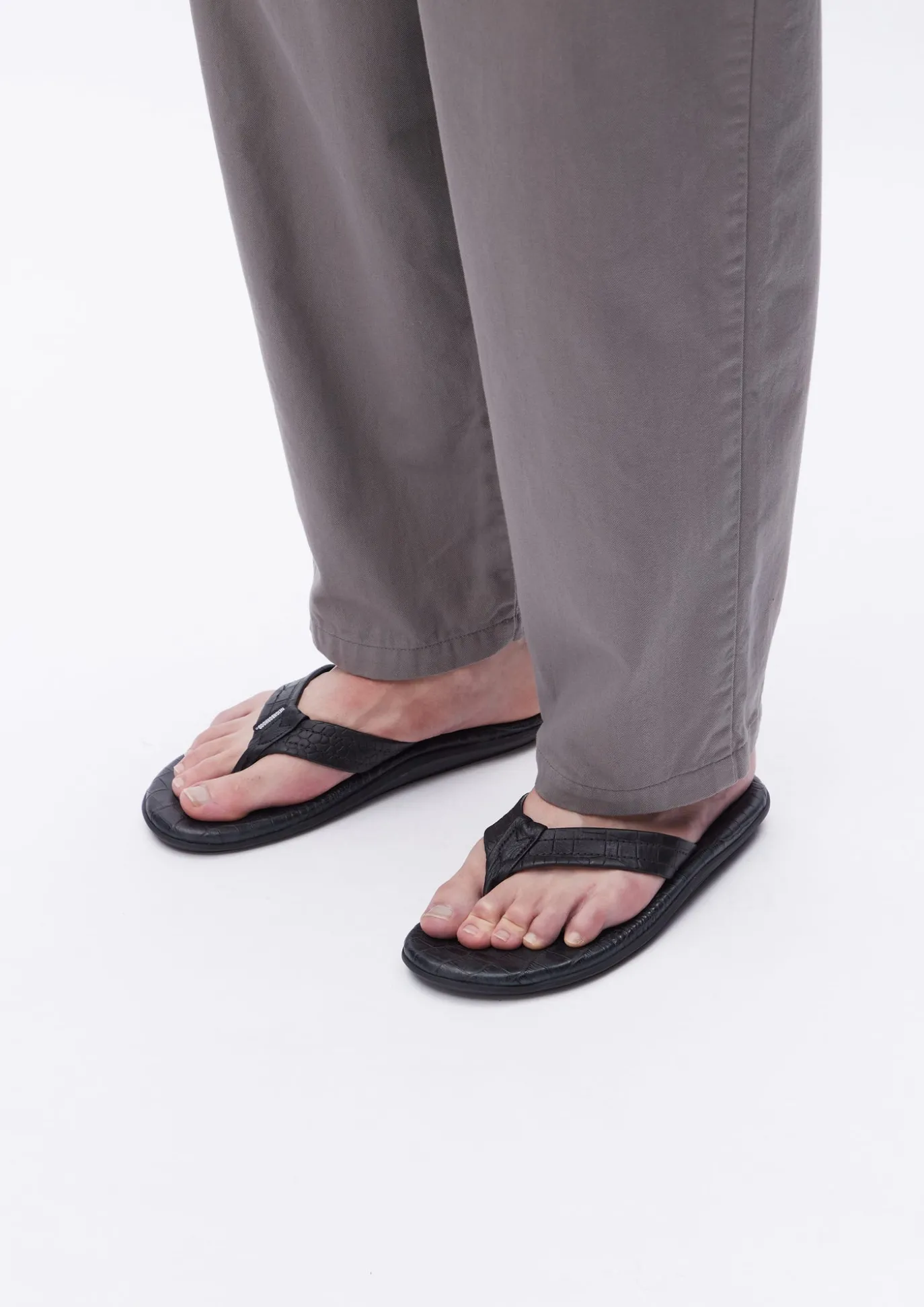 Nh X Island Slipper . Leather Sandal