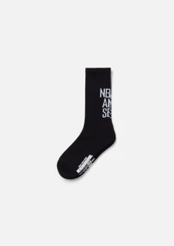 Nh X Wind And Sea . Logo Socks