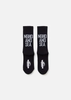 Nh X Wind And Sea . Logo Socks