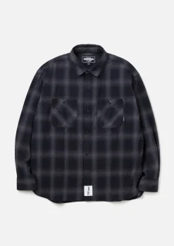 Nh X Wind And Sea . Ombre Check Shirt Ls