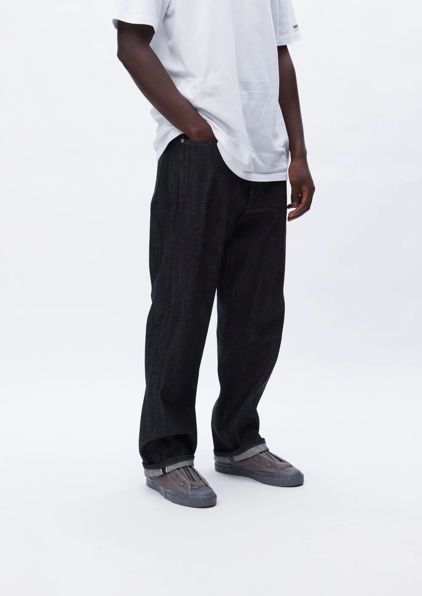 Rigid Denim Dp Basic Pants