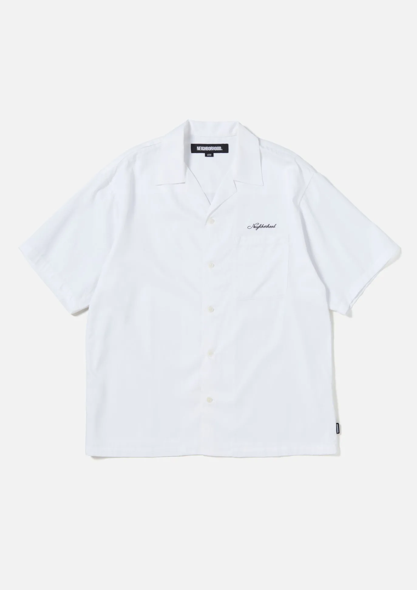 Solid-Color Hawaiian Shirt Ss