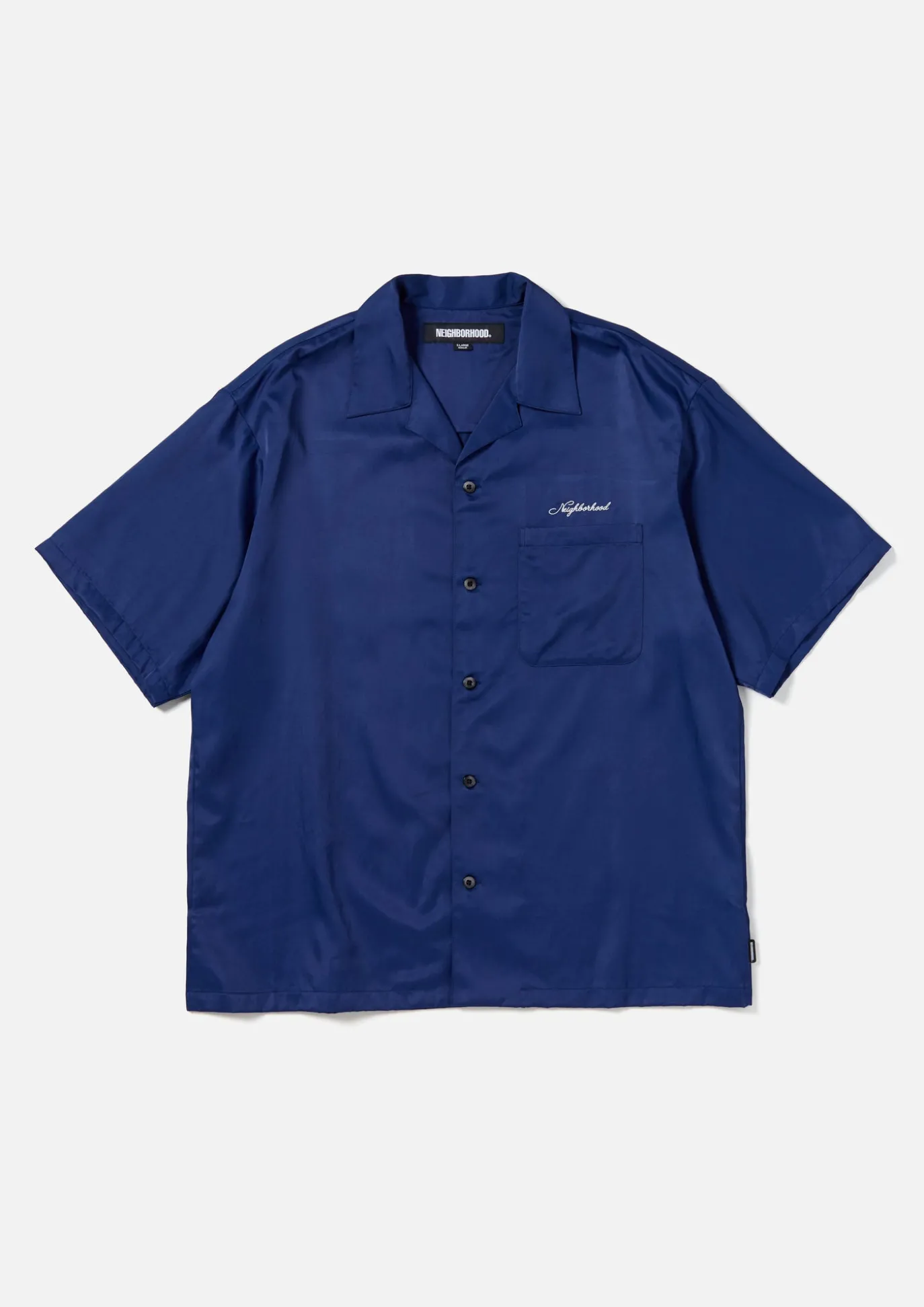 Solid-Color Hawaiian Shirt Ss