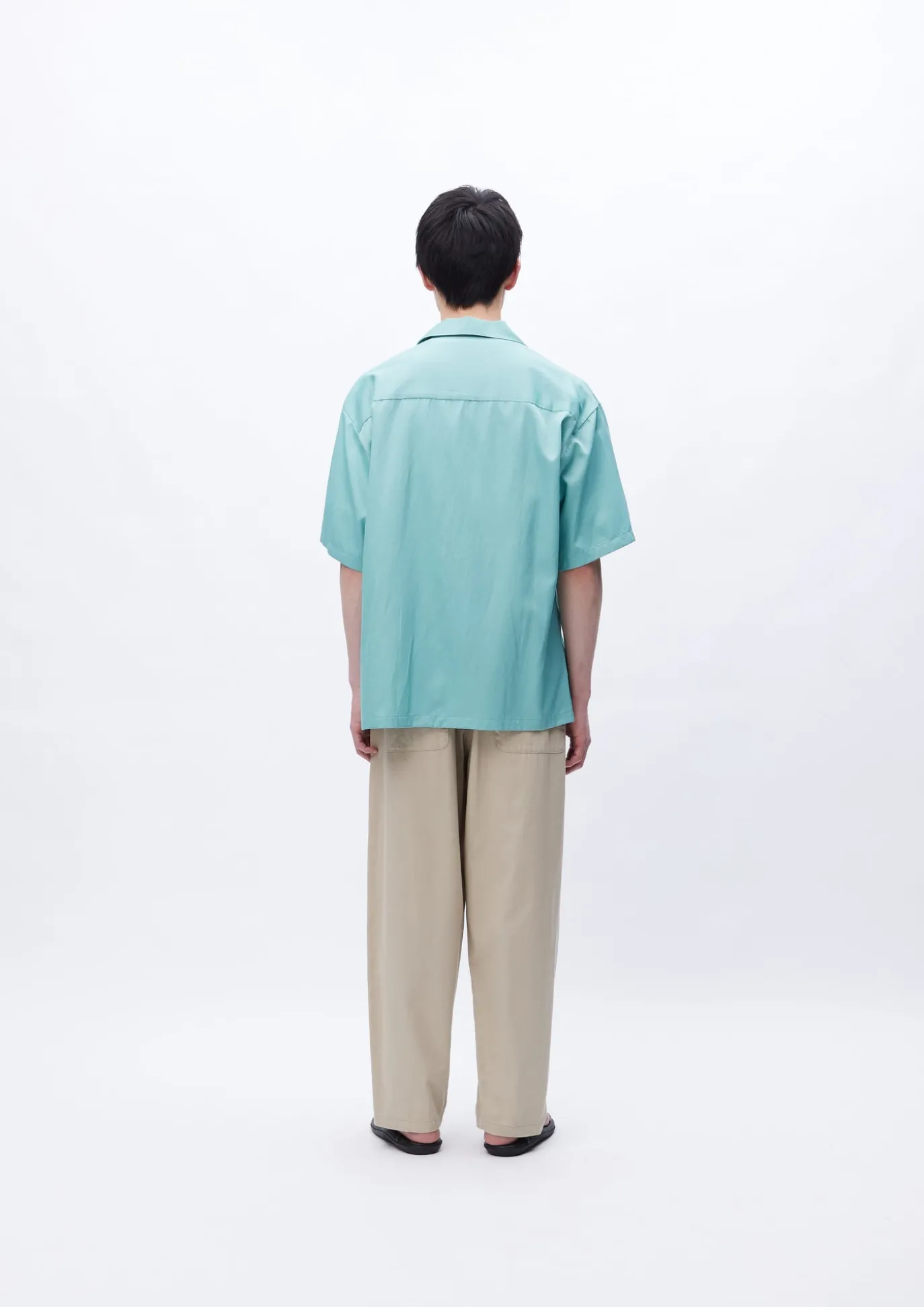 Solid-Color Hawaiian Shirt Ss