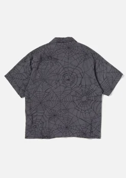 Spiderweb Hawaiian Shirt Ss