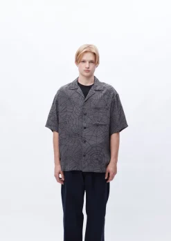 Spiderweb Hawaiian Shirt Ss