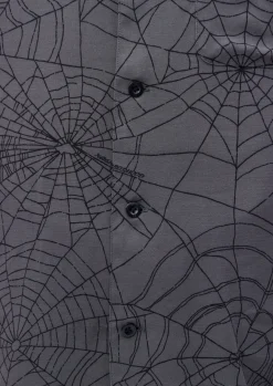 Spiderweb Hawaiian Shirt Ss