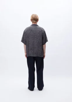 Spiderweb Hawaiian Shirt Ss