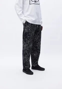 Spiderweb Tuck Pants