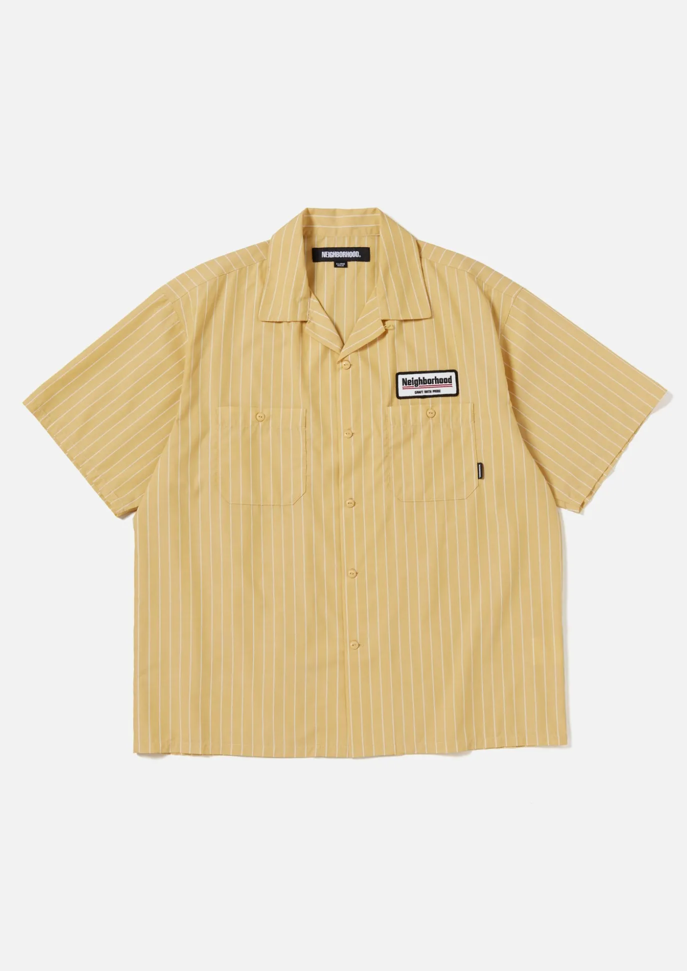 Stripe Work Shirt Ss