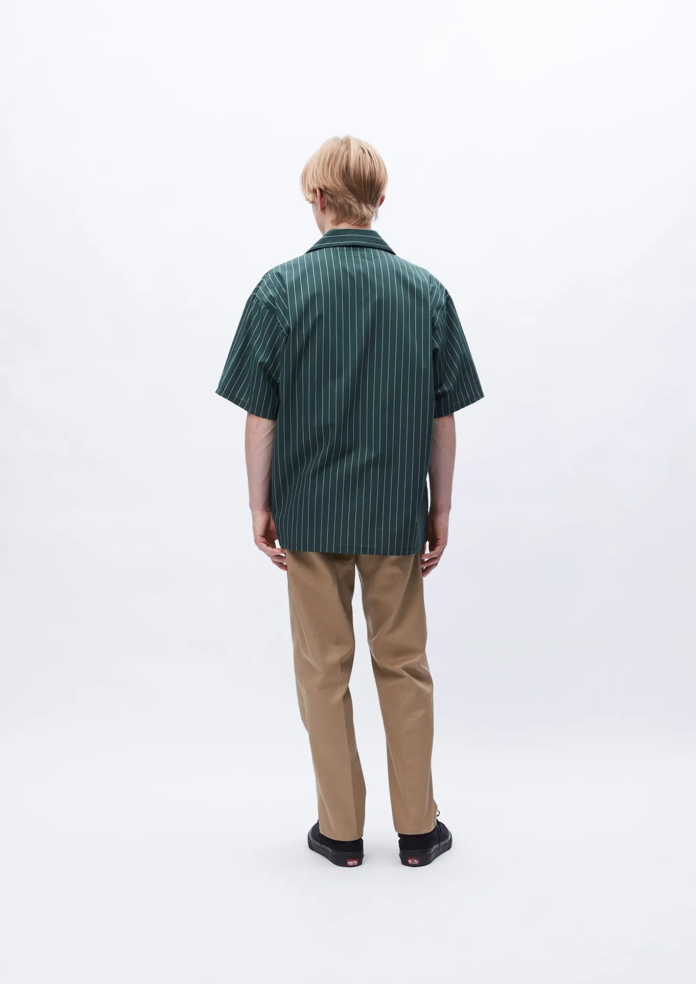 Stripe Work Shirt Ss