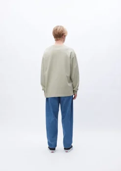 Sulfur Dye Crewneck Ls