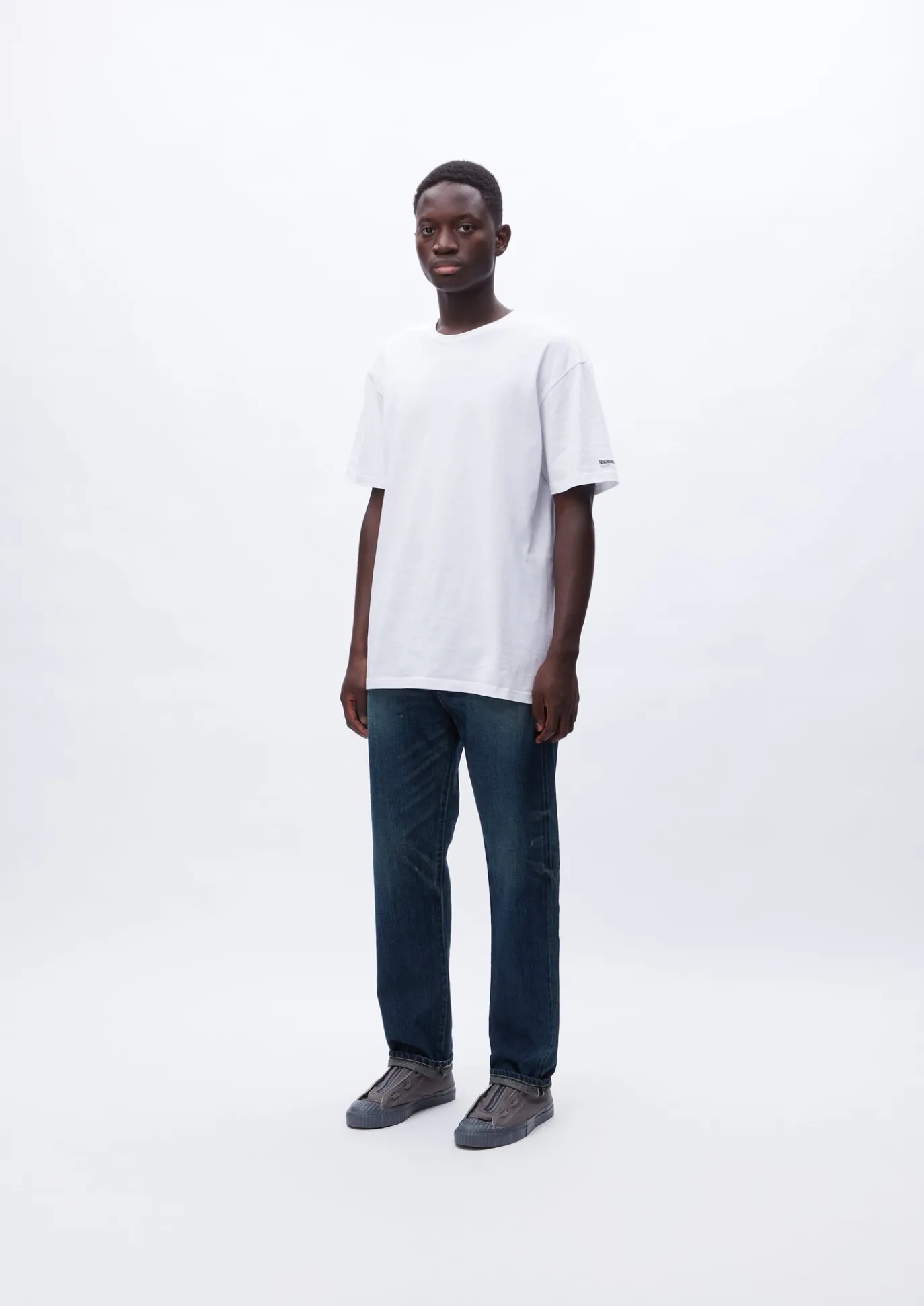 Washed Denim Dp Mid Pants