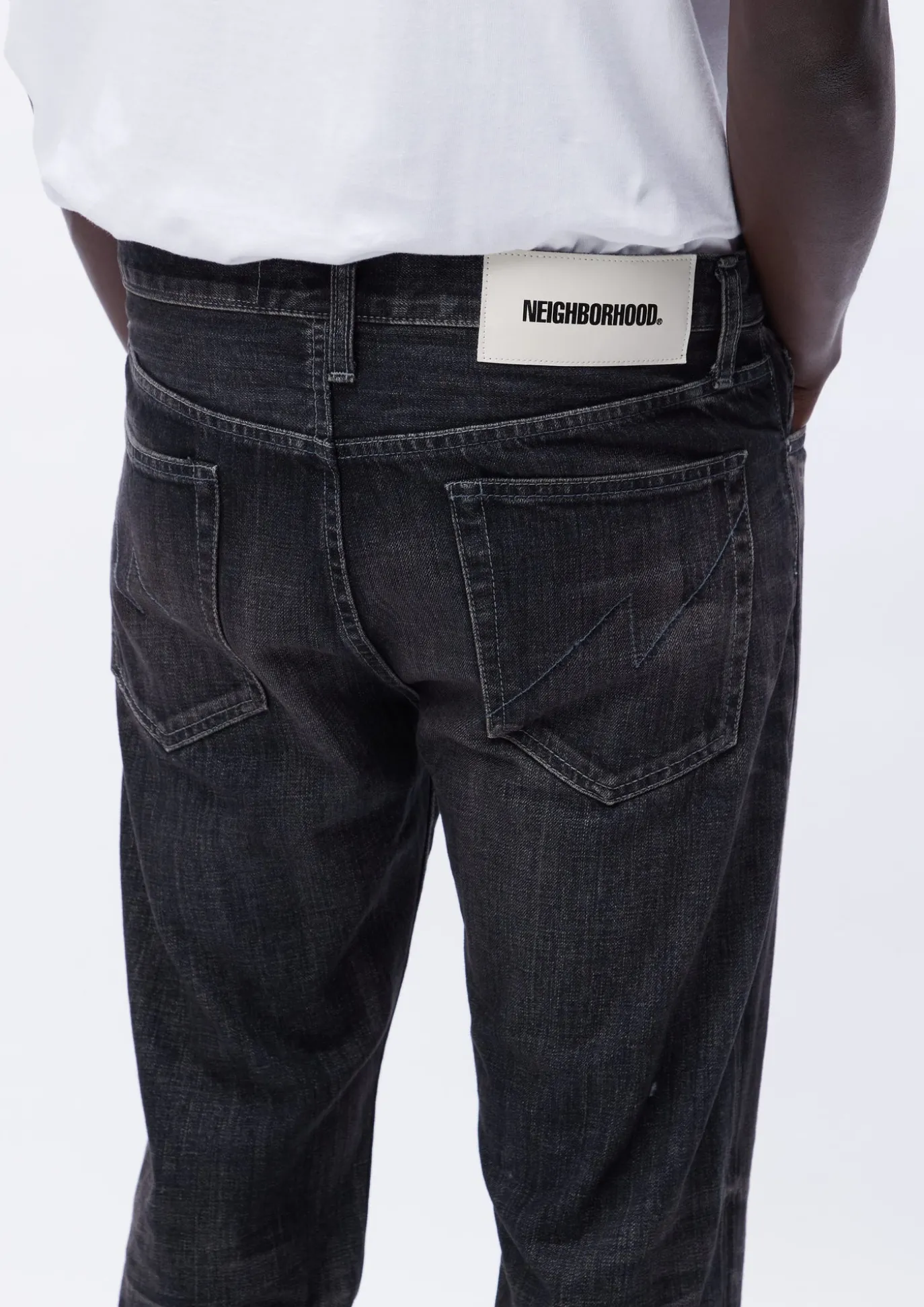 Washed Denim Dp Narrow Pants